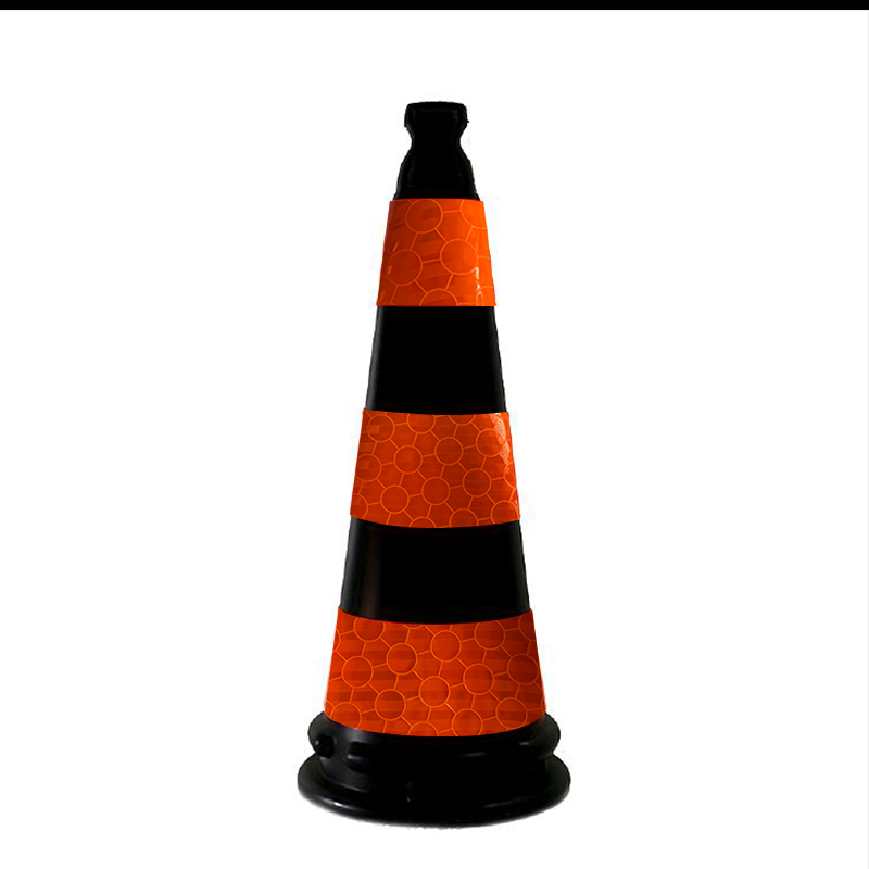 3 Pieces Orange Reflective Cone Sleeve for Traffic Cone - 